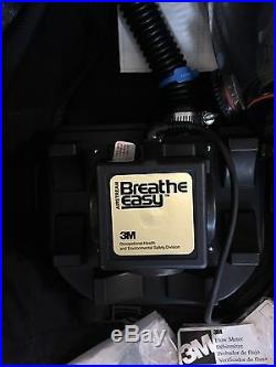 3M RRPAS Breathe Easy Turbo Respirator M or Lg. Gas Mask NIOSH Cost $1,189.00