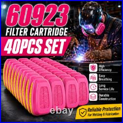 3M Respirator Mask Cartridge Pack 40PCS 60923 for Organic Vapor Workplace Uses