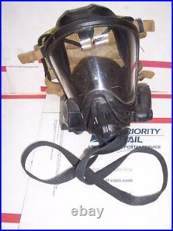 3 MSA Ultra Elite Mask Medium Hoses Nightfighter HUD Voice Amplifier Gas SCBA