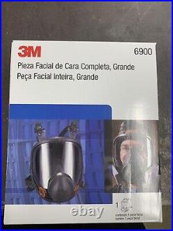 3m 7 In 1 6900 Full Face Mask Reusable Respirator Gas Spraying Painting Large