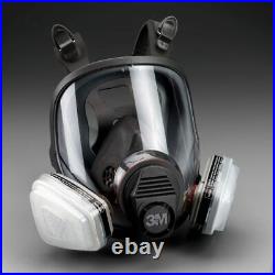 3m 7 In 1 Reusable Full Face Respirator Facepiece Gas Mask Painting Spraying Lrg