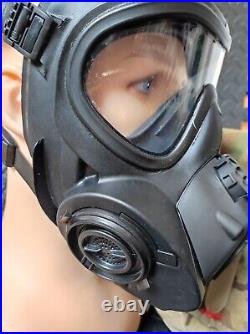 40mm Modified GSR Gas Mask Respirator Size 3, carrier and filter. NBC