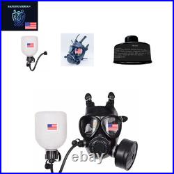 4 Sets of Gas Mask Face Respirator CBRN Mask Military NBC Filter Bottle / Hose