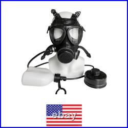4 Sets of Gas Mask Face Respirator CBRN Mask Military NBC Filter Bottle / Hose