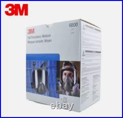 4pcs 6800 Full Face Reusable Respirator Size Medium Full Face Gas Mask
