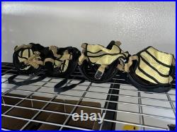 4x MSA Ultra Elite SCBA Full Face Firefighter Respirator Gas Mask Size 4x M