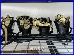 4x MSA Ultra Elite SCBA Full Face Firefighter Respirator Gas Mask Size 4x M