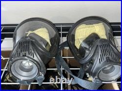 4x MSA Ultra Elite SCBA Full Face Firefighter Respirator Gas Mask Size 4x M