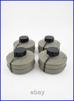 4x Shalon M80 CBRN Israeli Gas Mask Respirator Filter Canister Set 40mm NATO