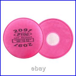 50 Pairs=100pcs Replacement 2091 filter for 6200,6800,7502,7000, FF-4 Respirator