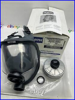 54401NBC North Safety Gas Mask And Carry Bag Respiratory Protection Size M/L