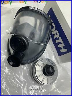 54401NBC North Safety Gas Mask And Carry Bag Respiratory Protection Size M/L