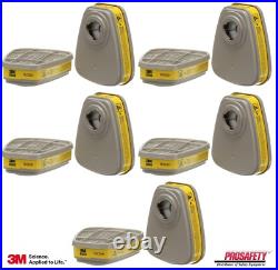 5 3M 6003 Organic Vapor Acid Gas Paint Spray Construction Respirator Cartridge