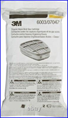 5 3M 6003 Organic Vapor Acid Gas Paint Spray Construction Respirator Cartridge