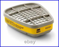5 3M 6003 Organic Vapor Acid Gas Paint Spray Construction Respirator Cartridge
