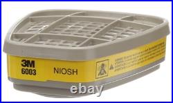 5 3M 6003 Organic Vapor Acid Gas Paint Spray Construction Respirator Cartridge