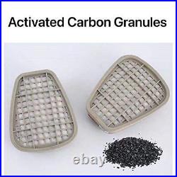 6001 Activated Carbon Filter Cartridges Replacement for Gas Respirator Filter