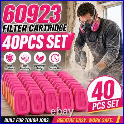 60923 40PCS Respirator Cartridge Replacements for 3M Masks in Organic Vapor Work 60923 40PCS Respirator Cartridge Replacements for 3M Masks in Organic Vapor Work