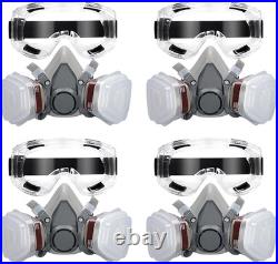 6200 Half Face Respirator Mask with Filters, Gas Mask Ideal for Painting, Woodwo