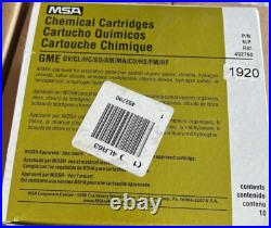 (8) Box Of 10 MSA Multi Gas Chemical Cartridges 492790 Comfo Respirator GME (80)