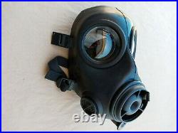 AVON FM12 CBRN/NBC Gas Mask withDrink Tube 2X 40MM NATO Filter Ports Size Medium