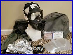 AVON FM53 M53 Gas Mask Respirator Large Right Handed + VPU & Mic! NBC M50 CBRN