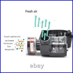 Adjustable Air Fed Full Face Gas Mask Constant Flow Respirator System Breathing