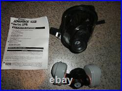 Advantage 10075909 Full Face Respirator Hycar 4000 Assembly Mask Gas Medium New