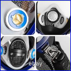 AirGearPro G-750 Respirator Full Face Mask with A1P2 Filters Anti-Gas, Anti-Dust