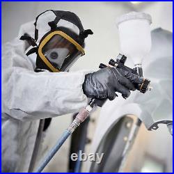 Air Fed Full Face Gas Mask Electric Constant Flow Respirator Supplied Facepiece