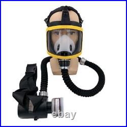 Air Fed Full Face Gas Mask Electric Constant Flow Respirator Supplied Facepiece