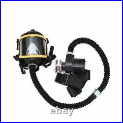 Air Fed Full Face Gas Mask Electric Constant Flow Respirator Supplied Facepiece