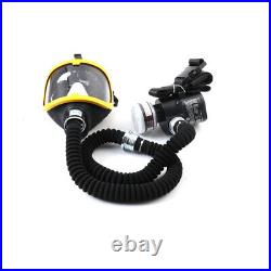 Air Fed Full Face Gas Mask Electric Constant Flow Respirator Supplied Facepiece