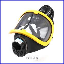 Air Fed Full Face Gas Mask Electric Constant Flow Respirator Supplied Portable