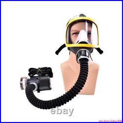 Air Fed Full Face Gas Mask Electric Constant Flow Supplied Respirator System CE