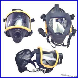 Air Fed Safety Full Face Gas Mask Electric Constant Flow Supplied Respirator