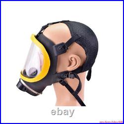 Air Fed Safety Full Face Gas Mask Electric Constant Flow Supplied Respirator