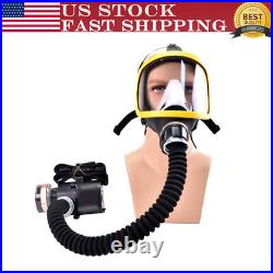 Air Fed respirator Protective Electric Constant Flow Safety Full Face Gas Mask