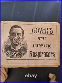 Antique Covers Automatic Respirators Gas Mask pre ww1