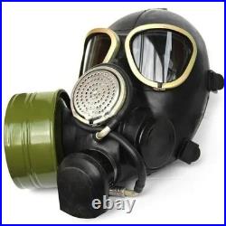Army Soviet Russian Black Lenses Gas Mask PMK-2 Original Mask Set Size 2, NEW
