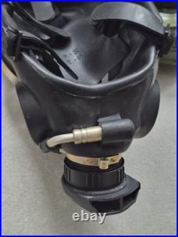 Army Soviet Russian Black Lenses Gas Mask PMK-2 Original Mask Set Size 2, NEW