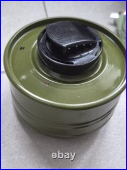 Army Soviet Russian Black Lenses Gas Mask PMK-2 Original Mask Set Size 2, NEW