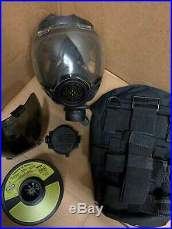Authentic MSA Millennium CBRN 40mm Gas Mask Medium 10006231 and Accessories OEM