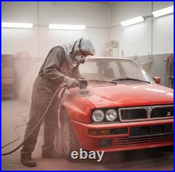 Auto Body Paint Shop Respirator Kit Full Face PAPR Hood + Blower 25 L/min