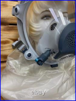 Auto Body Paint Shop Respirator Kit Full Face PAPR Hood + Blower 25 L/min