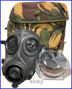 Avon FM12 Gas Mask Respirator DPM Camo Haversack & Scott Filter Prepper Airsoft