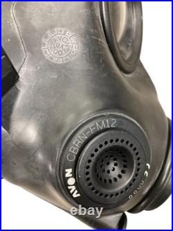 Avon FM12 Gas Mask Respirator DPM Camo Haversack & Scott Filter Prepper Airsoft