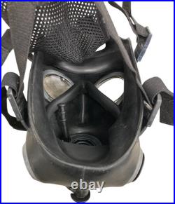Avon FM12 Gas Mask Respirator Twin Port DPM Haversack & Filters Prepper Airsoft