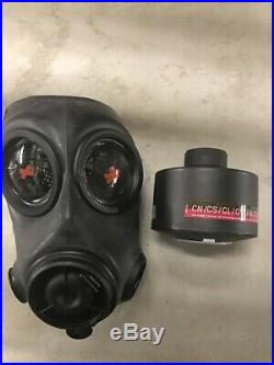 Avon FM12 Respirator Gas Mask Medium with 40mm CBRN Filter NOS CT12