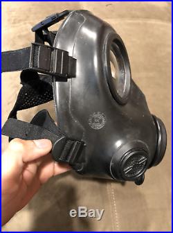 Avon FM12 fm-12 respirator gas mask with 1 CBRN filter exp 2025 pouch extras